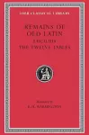 Remains of Old Latin, Volume III: Lucilius. The Twelve Tables cover