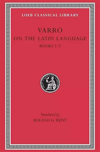 On the Latin Language, Volume I cover