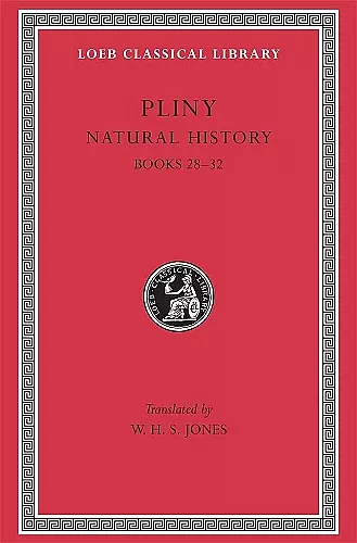Natural History, Volume VIII: Books 28–32 cover