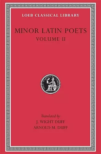 Minor Latin Poets, Volume II cover