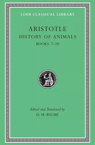 History of Animals, Volume III cover