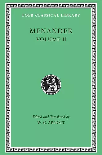 Menander, Volume II cover