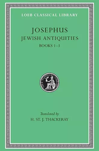 Jewish Antiquities, Volume I cover