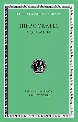 Hippocrates, Volume IX cover