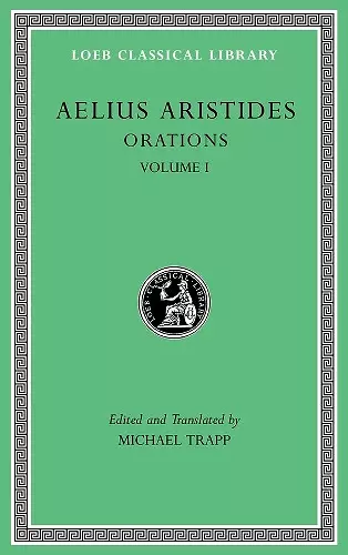 Orations, Volume I cover