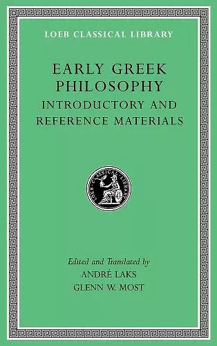 Early Greek Philosophy, Volume I cover