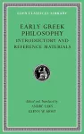 Early Greek Philosophy, Volume I cover