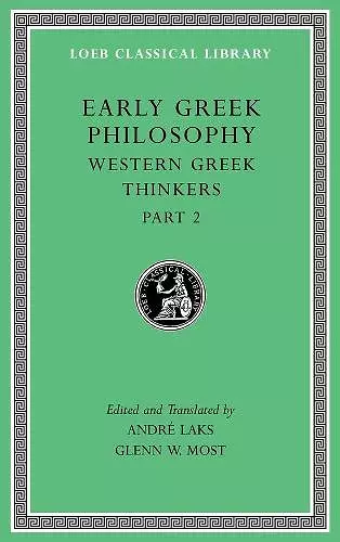 Early Greek Philosophy, Volume V cover