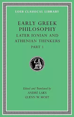 Early Greek Philosophy, Volume VI cover