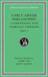 Early Greek Philosophy, Volume VII cover