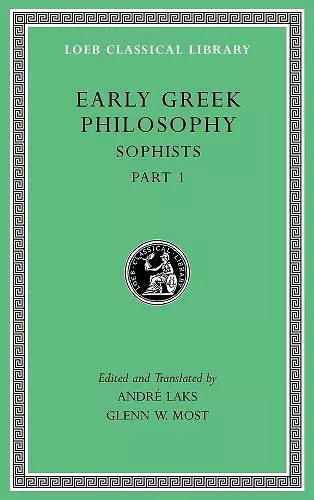 Early Greek Philosophy, Volume VIII cover