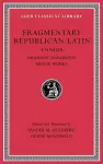 Fragmentary Republican Latin, Volume II cover