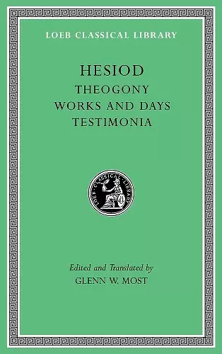 Theogony. Works and Days. Testimonia cover