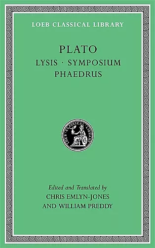 Lysis. Symposium. Phaedrus cover