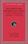 Fragmentary Republican Latin, Volume VI cover