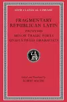 Fragmentary Republican Latin, Volume VII cover