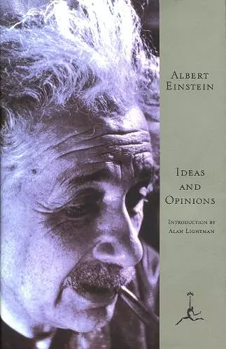 Ideas and Opinions cover