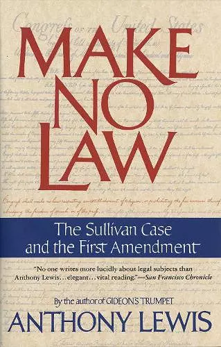 Make No Law cover