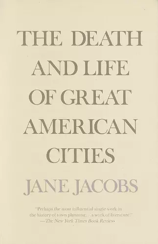 The Death and Life of Great American Cities cover