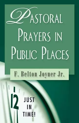 Pastoral Prayers in Public Places cover