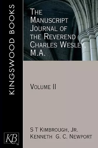 The Manuscript Journal of the Reverend Charles Wesley MA cover