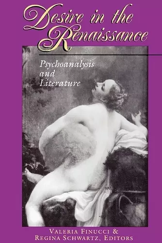 Desire in the Renaissance cover