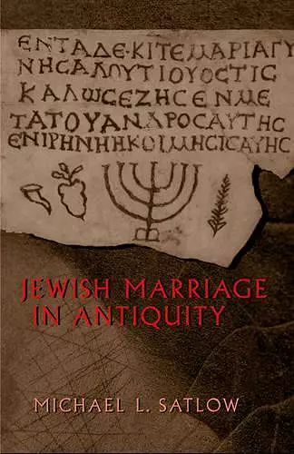 Jewish Marriage in Antiquity cover