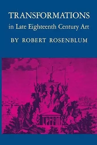 Transformations in Late Eighteenth-Century Art cover