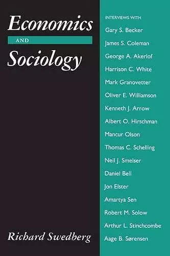 Economics and Sociology cover