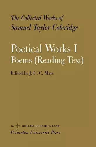 The Collected Works of Samuel Taylor Coleridge, Vol. 16, Part 1 cover