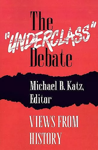 The "Underclass" Debate cover