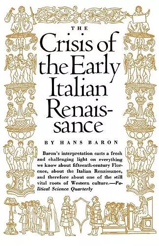 Crisis of the Early Italian Renaissance cover