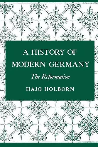 A History of Modern Germany, Volume 1 cover