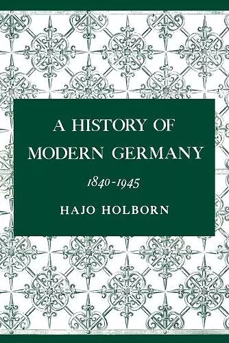 A History of Modern Germany, Volume 3 cover