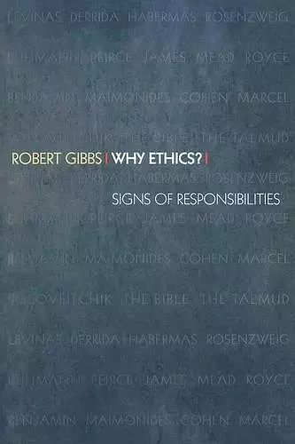 Why Ethics? cover