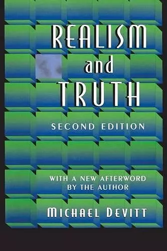 Realism and Truth cover