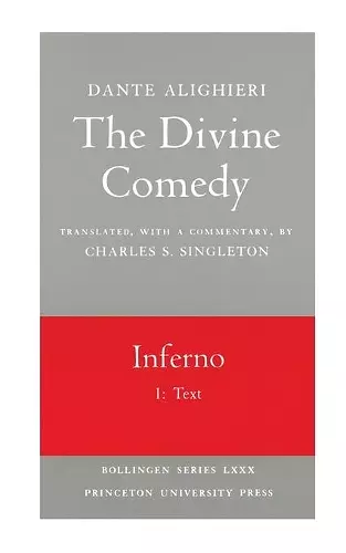 The Divine Comedy, I. Inferno, Vol. I. Part 1 cover