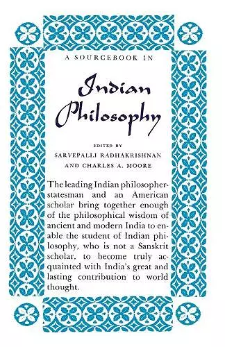 A Sourcebook in Indian Philosophy cover