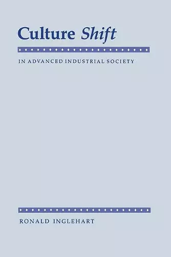 Culture Shift in Advanced Industrial Society cover