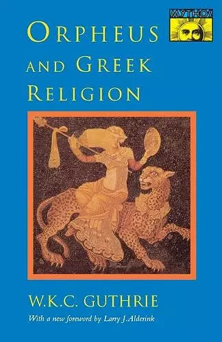 Orpheus and Greek Religion cover
