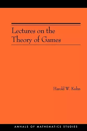 Lectures on the Theory of Games cover