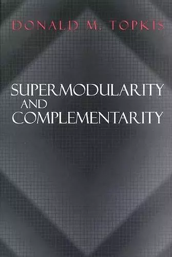 Supermodularity and Complementarity cover