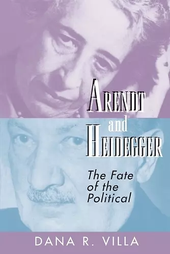 Arendt and Heidegger cover