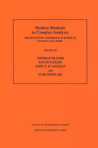 Modern Methods in Complex Analysis cover