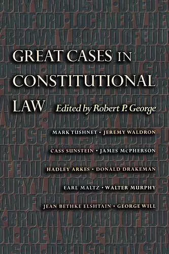 Great Cases in Constitutional Law cover