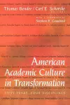 American Academic Culture in Transformation cover