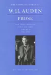 The Complete Works of W. H. Auden: Prose, Volume I cover