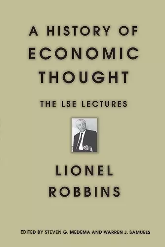 A History of Economic Thought cover