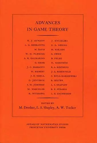 Advances in Game Theory cover