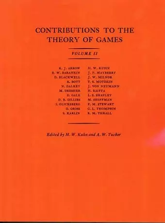 Contributions to the Theory of Games, Volume II cover